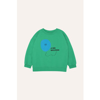 balloon oversized kids sweatshirt green