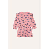 flowers allover kids dress pink