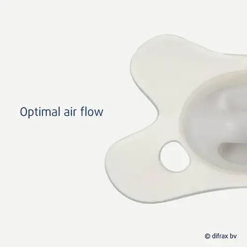 difrax Fopspeen Dental 0-6 Maanden Pure Brick