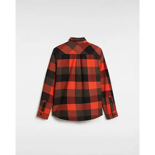 vans Box flanel woven black/fiesta