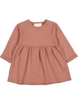 marmar copenhagen Dress blue hearts day ls