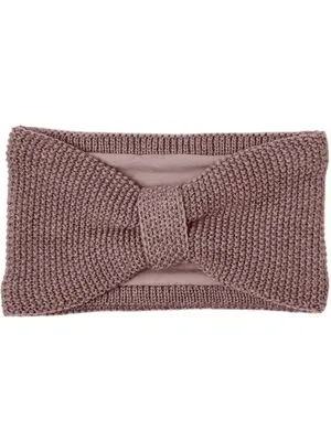 name it NKFWRILLA WOOL KNIT HEADBAND peppercorn