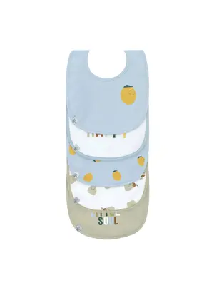 lassig Value pack bib 5 pcs Happy fruits lemon