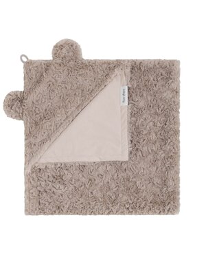 baby's only Wikkeldeken Snow taupe - met oortjes