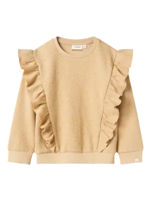 lil' atelier NMFDEFNE LS NREG SWEAT LIL Taos Taupe
