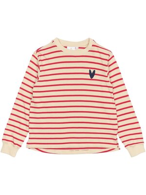 the new TNNil Sweatshirt poppy red striped