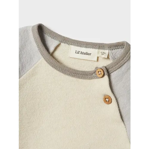lil' atelier NBMNUNAN SS LOOSE TOP LIL Turtledove VAPOR BLUE