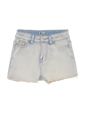 daily7 Denim Shorts Patch Used Light Denim