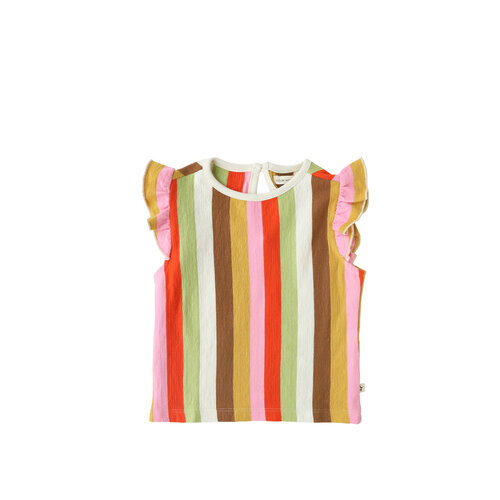 your wishes Multi Stripes | Ruffle Shirt Multicolor your wishes Multi Stripes | Ruffle Shirt Multicolor