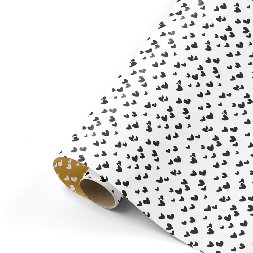 Rol inpakpapier | Hearts | 3 meter