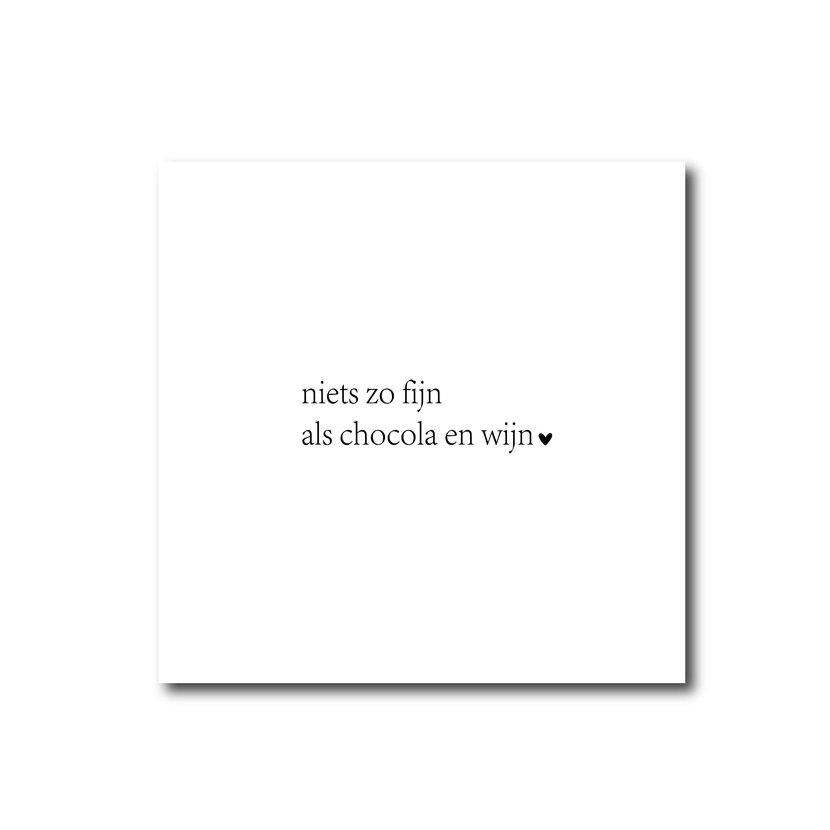 Square | Chocola en wijn | 9,5 CM