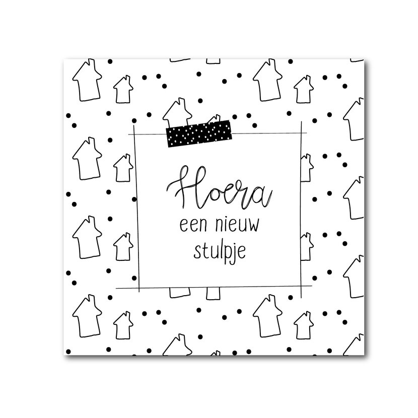 Dubbele kaart | Hoera een nieuw stulpje