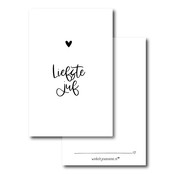 Minikaartje | Liefste juf Minikaartje | Liefste juf