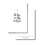 Minikaartje | Ik ben zo blij met jou