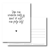 Ansichtkaart | Van een vriendin zoals jij... Ansichtkaart | Van een vriendin zoals jij...