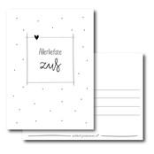Ansichtkaart | Allerliefste zus Ansichtkaart | Allerliefste zus