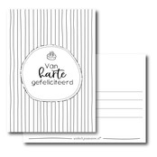 Ansichtkaart | Gefeliciteerd Ansichtkaart | Gefeliciteerd