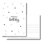 Ansichtkaart | Happy Birthday