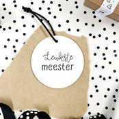Mini roundie hanger | Leukste meester Mini roundie hanger | Leukste meester