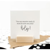 Quote blockie | Van een meester zoals jij Quote blockie | Van een meester zoals jij