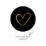 winkeltjevananne.nl Sticker | Heart Gold | 10 stuks