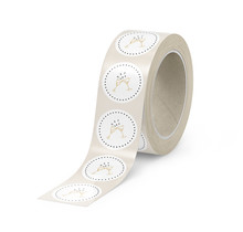 Rol stickers | Proost | wit