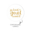 winkeltjevananne.nl Sticker | Jij bent goud waard | wit | 10 stuks