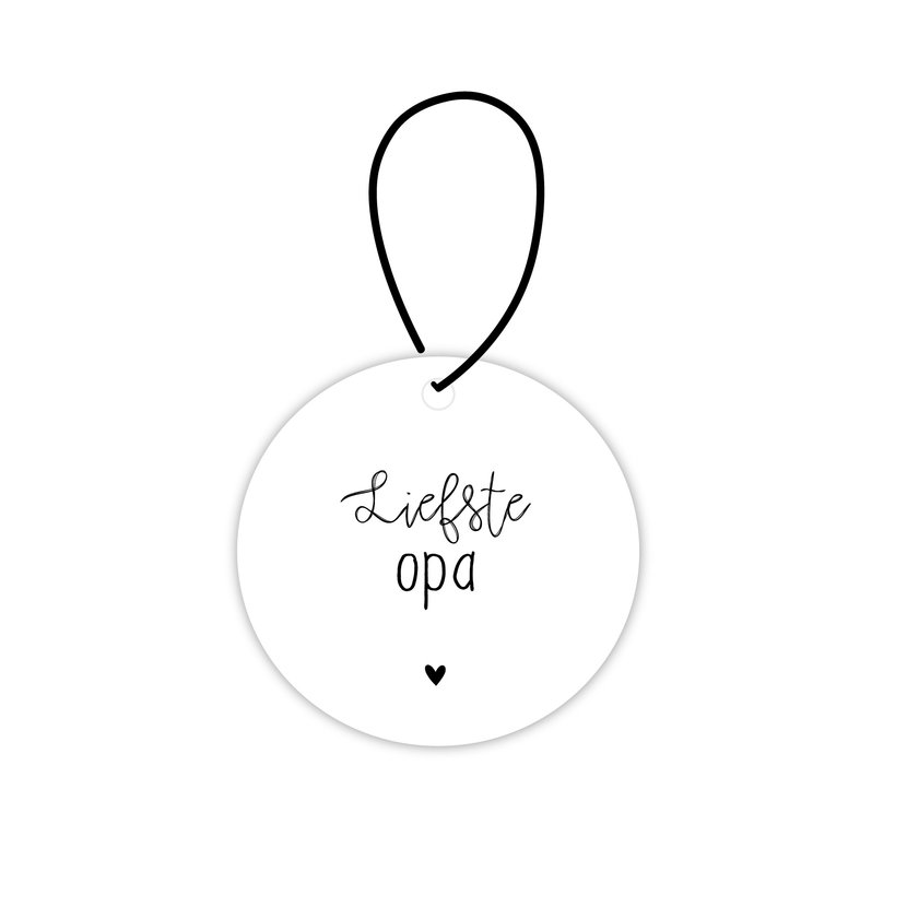 Mini roundie hanger | Liefste opa