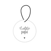 Mini roundie hanger | Liefste papa