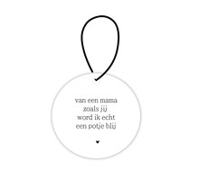 Mini roundie hanger | Van een mama zoals jij