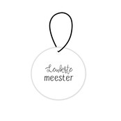 Mini roundie hanger | Leukste meester Mini roundie hanger | Leukste meester