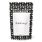 Sweeties | Snoepzak hartjes | Ik denk aan je Sweeties | Snoepzak hartjes | Ik denk aan je