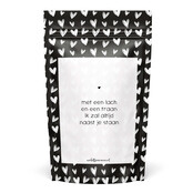 Sweeties | Snoepzak hartjes | Met een lach en een traan Sweeties | Snoepzak hartjes | Met een lach en een traan