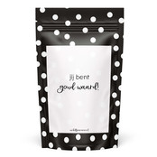 Sweeties | Snoepzak dots | Jij bent goud waard Sweeties | Snoepzak dots | Jij bent goud waard