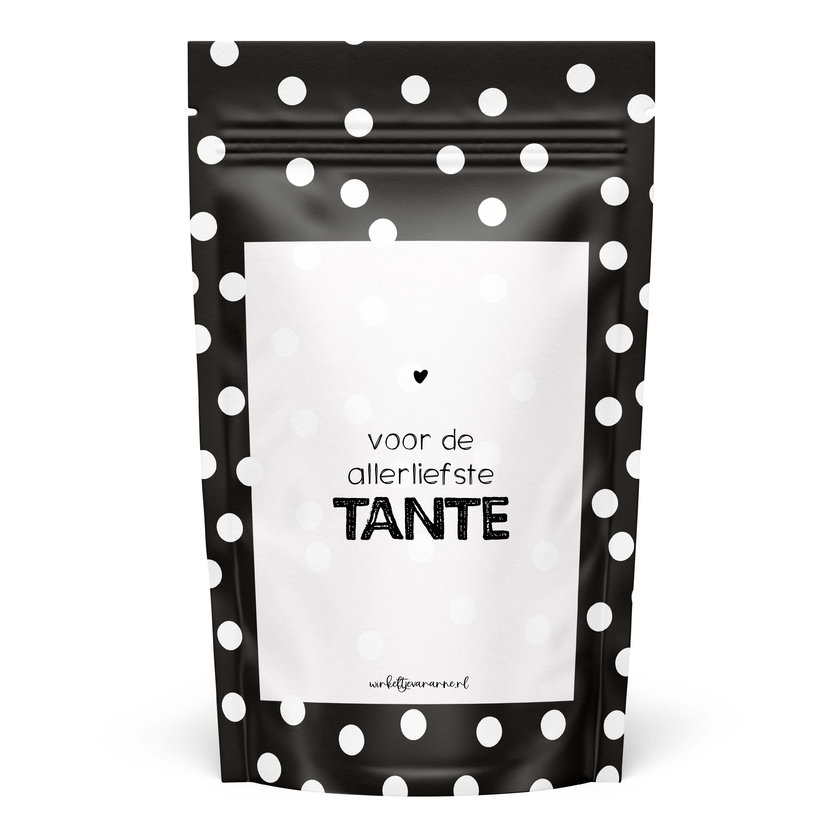 Sweeties | Snoepzak dots | Allerliefste tante