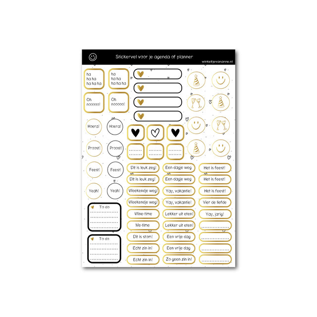 Agenda 2025 | Verticale schrijfrichting | Met gratis stickervel