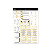 Stickervel voor bij je planner | A5 Stickervel voor bij je planner | A5
