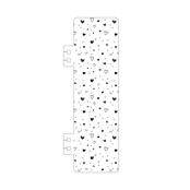 Klikbare boekenlegger | Hartjes