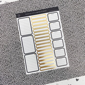 Beschrijfbaar stickervel voor bij je planner | A5 Beschrijfbaar stickervel voor bij je planner | A5