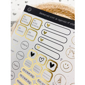 Stickervel voor bij je planner | A5 Stickervel voor bij je planner | A5