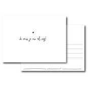 Ansichtkaart | Ik mis je nu al Ansichtkaart | Ik mis je nu al