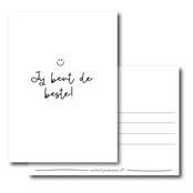 Ansichtkaart | Jij bent de beste