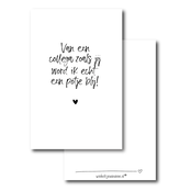 Minikaartje | Collega zoals jij Minikaartje | Collega zoals jij