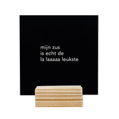 Quote blockie | Zus | Zwart Quote blockie | Zus | Zwart