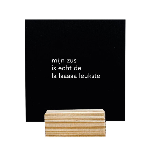 Quote blockie | Zus | Zwart