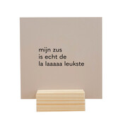 Quote blockie | Zus | Zandkleur Quote blockie | Zus | Zandkleur