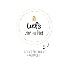 Sticker | Liefs Sint en Piet | 10 stuks