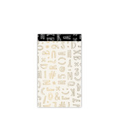 Kadozakjes | Letters | Wit/ goud | 5 stuks Kadozakjes | Letters | Wit/ goud | 5 stuks