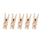 Knijpertjes | Set van 5 stuks | Wood
