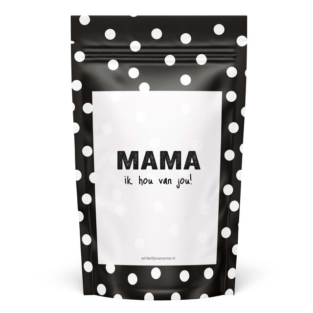 Sweeties | Snoepzak dots | Mama, ik hou van jou!